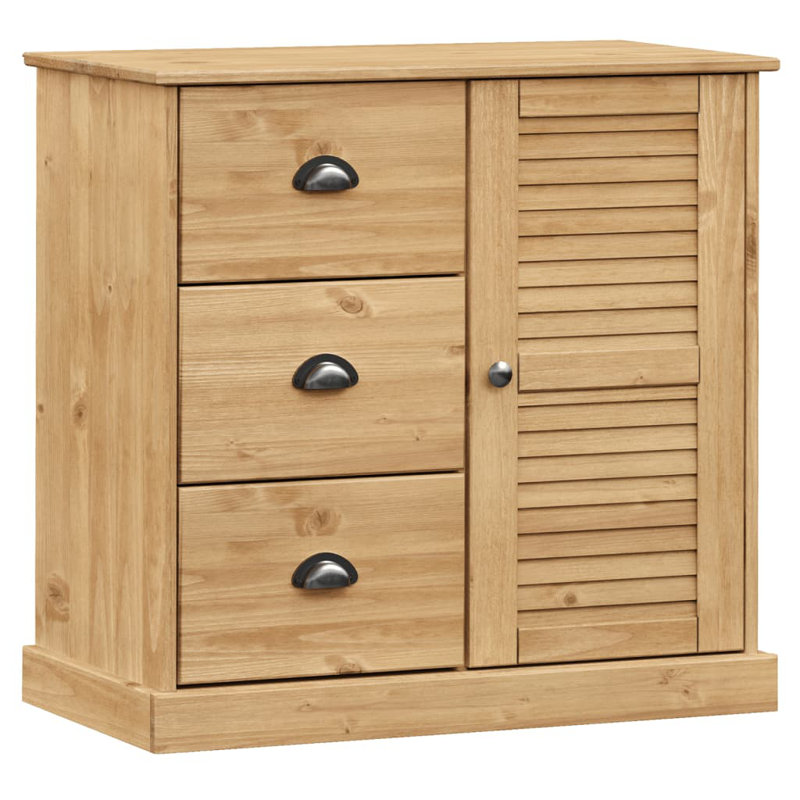 78cm Solid Wood Sideboard, Brown