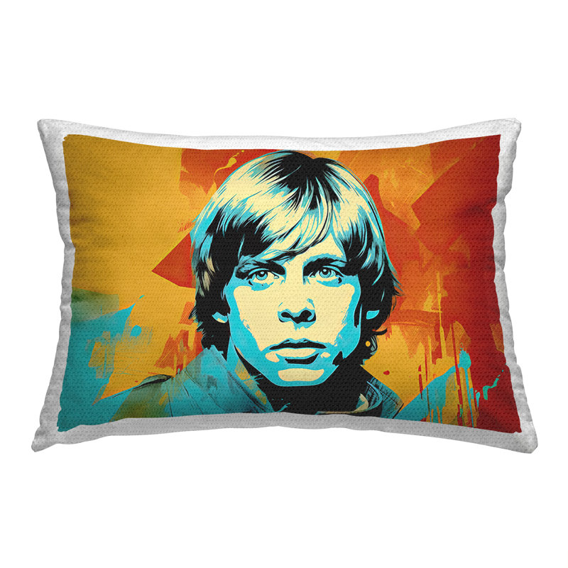 Abstract Outdoor Throw Pillow