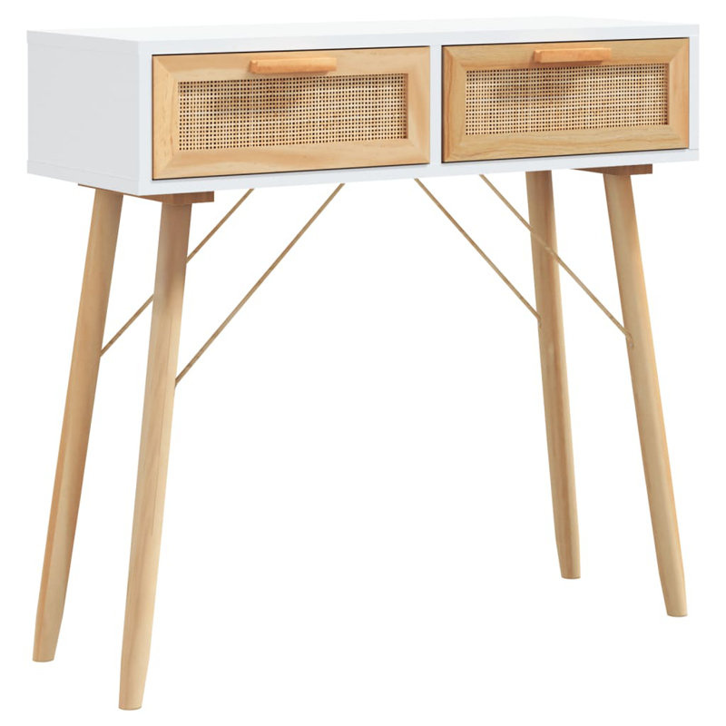 Zayan 80cm Console Table, White