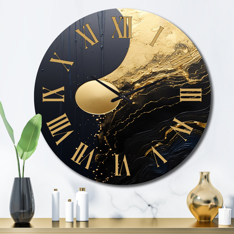Metal Wall Clock, Large