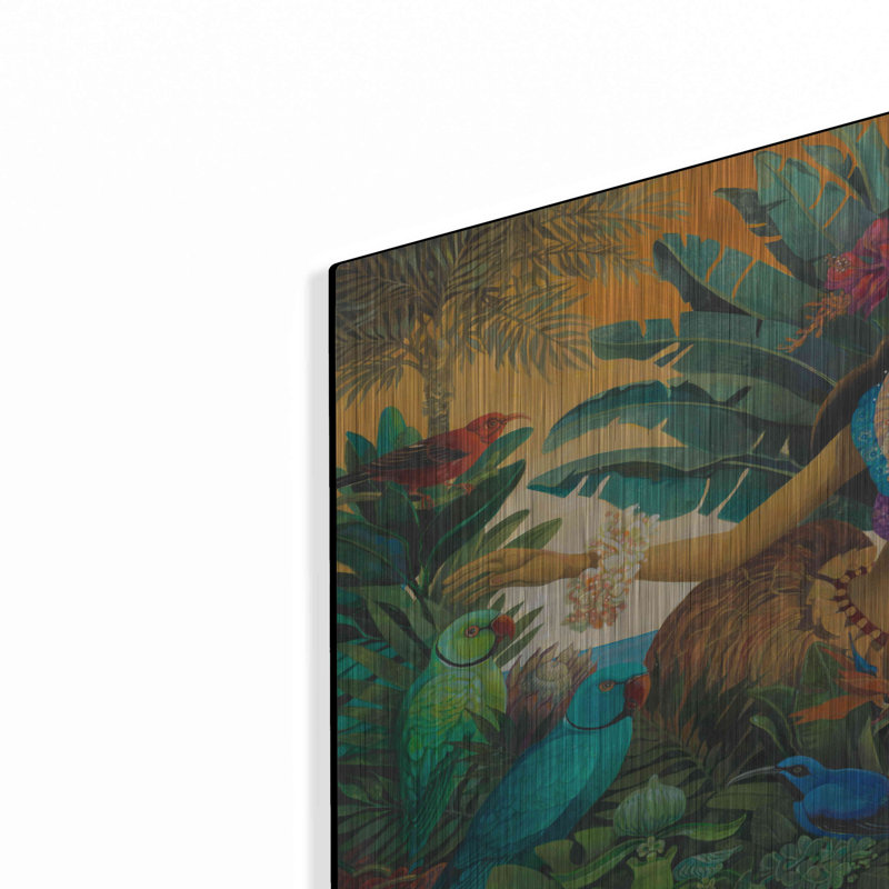 «Aloha» par David Galchutt, art mural en métal, 24 po x 16 po