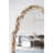 22" X 48" Large Cream &  Framed Wall Mirror