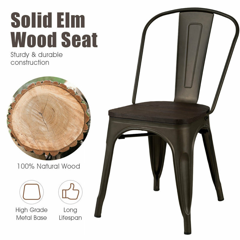 Clooney Counter Stool with Metal Frame