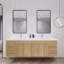 Ensemble de meuble-lavabo double mural 70,5 "Bensley-404766944