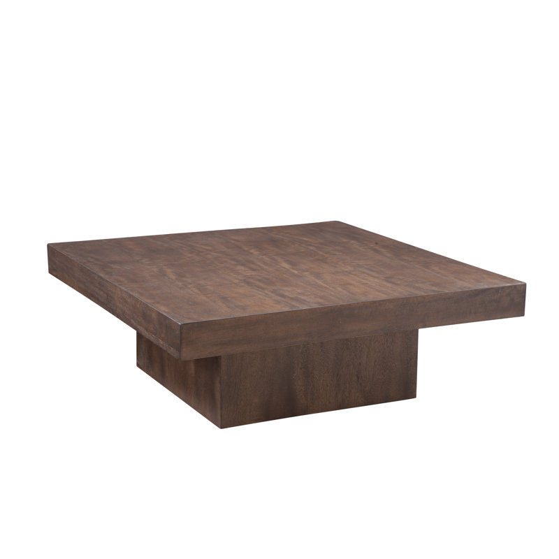Padula Solid Wood Square Coffee Table, Brown