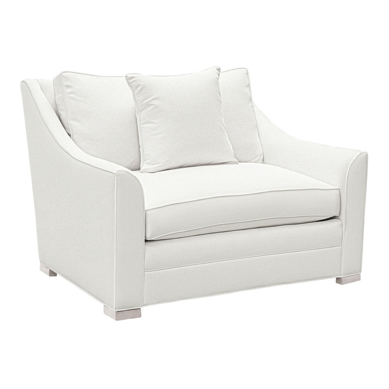 Chaise Nicholas, Kempsey peau de mouton, Gris colombe