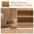 36" Walnut Freestanding Bathroom Vanity Cabinet With Countertop, No Sink-1865644537