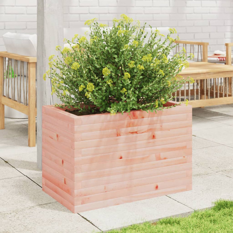 3 Wood Planter, Natural Douglas fir wood, 45.5cm H x 70cm W x 40cm D