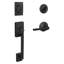 Century Handleset with Single Cylinder Deadbolt and Latitude Door Lever and Rosette-19970071