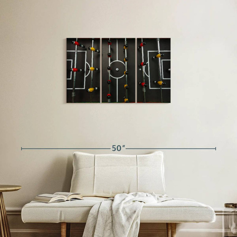 Foosball Table Game, 20" H x 33" W