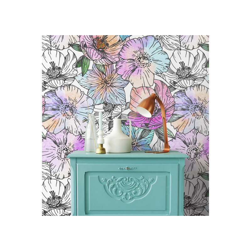 Bursey 2.5m x 2.5m Matte Mural, 152 x 104cm