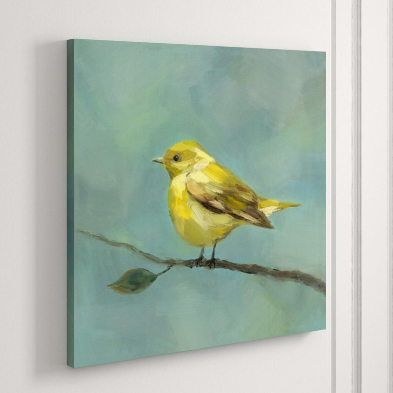Baby Bird II Painting by Beverly Fuller, Brush Gel, 40" H x 40" W