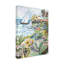 Impressionism Island Cove sur impression sur toile-17499116