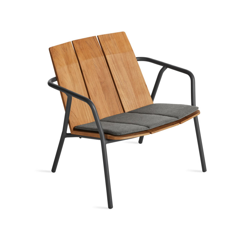 Offline Sunbrella Outdoor Lounge Chair, Toohey Charcoal Sunbrella®