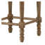 Tabourets de bar rembourrés en tissu beige Farsiris