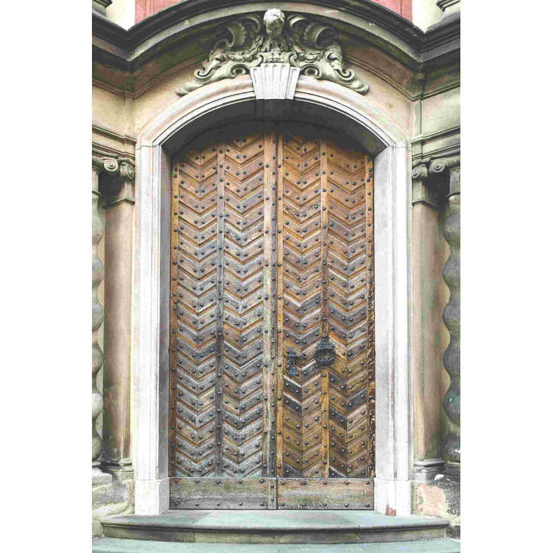 Porte, photographie sur toile tendue, H 18 po x l 12 po