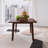 60" Rustic Farmhouse Rectangular Dining Table-964315076