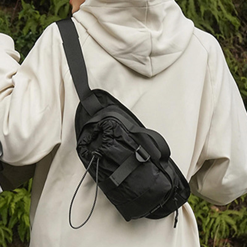 Sac à bandoulière pour l'extérieur avec bouteille d'eau COMPARTIMENT Sac à bandoulière léger pour la course à pied et l'utilisation quotidienne