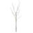 44" Gray Distressed Finish Artificial Crafting Display Tree Trunk