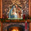 Porte de Noël en bois Itohan