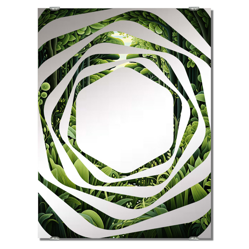 Selal - Miroir mural Herbes MIR134386, 32 po x 24 po