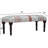 47" Textural White Leg Upholstered Bench-1161069957-1161070072