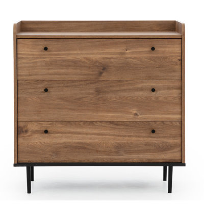 Lollar 90cm W 3 - Drawer Chest of Drawers