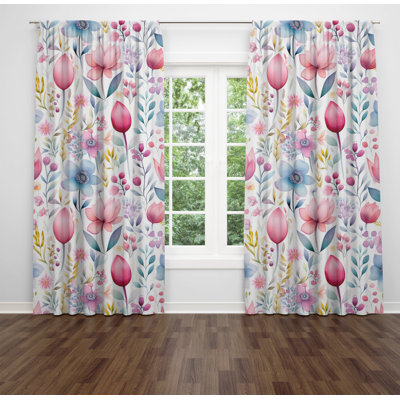 Paire de rideaux obscurcissant en polyester Tonto