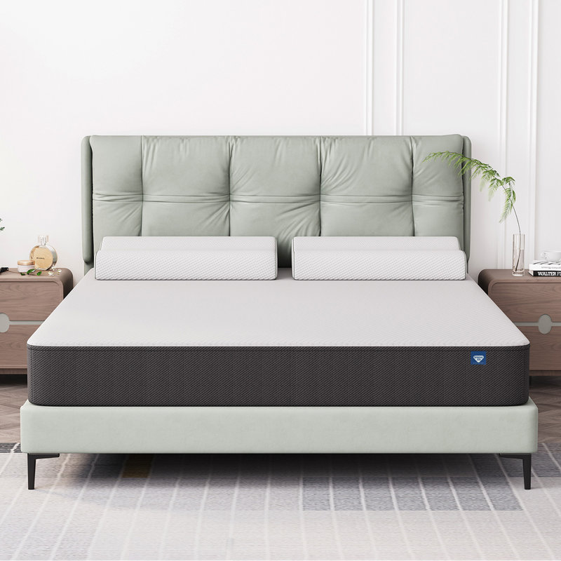 Shelburn 8" Firm Foam Mattress with Cooling Gel & Smooth-Top Design, Made in USA, Twin XL