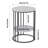 Braidon Marble Top End Table