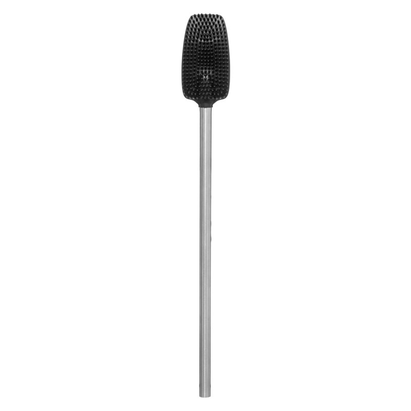 Free-Standing Toilet Brush and Holder, Black