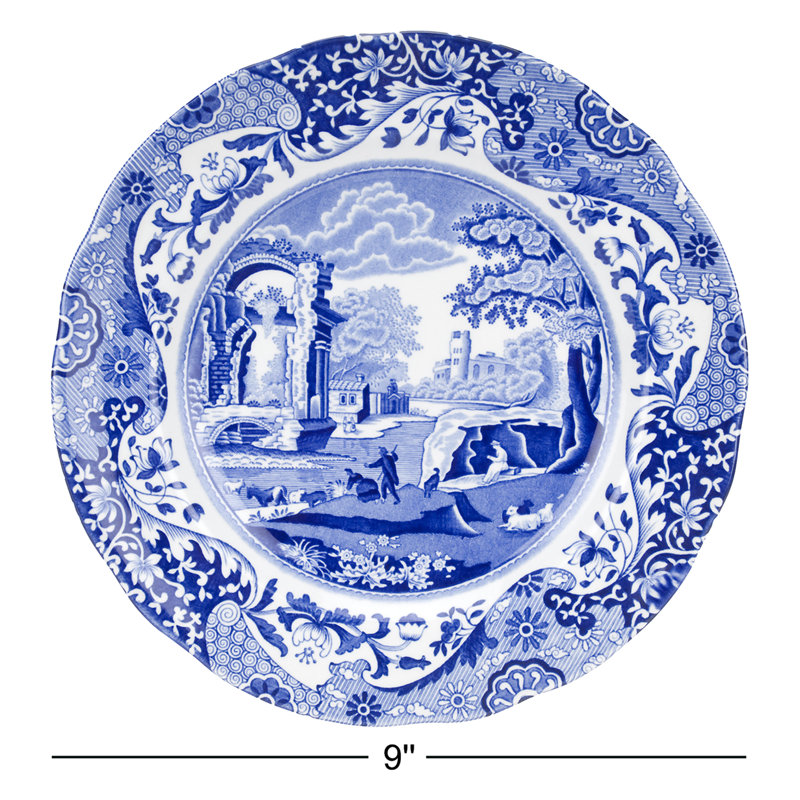 Assiette à dîner Spode Blue 9 po