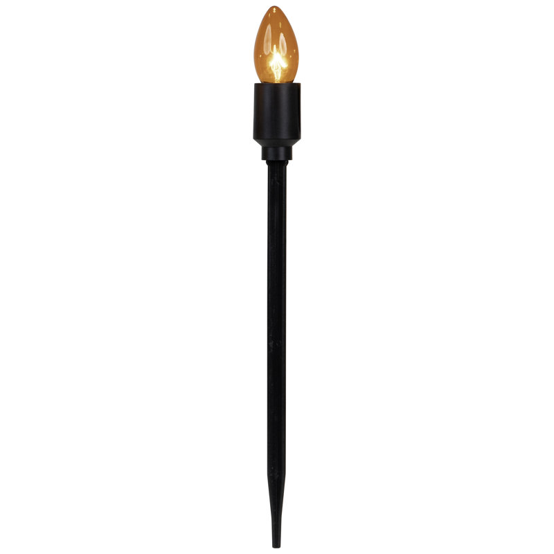 Marqueurs de sentier d'Halloween C9 - fil noir 8,75 pi, Orange