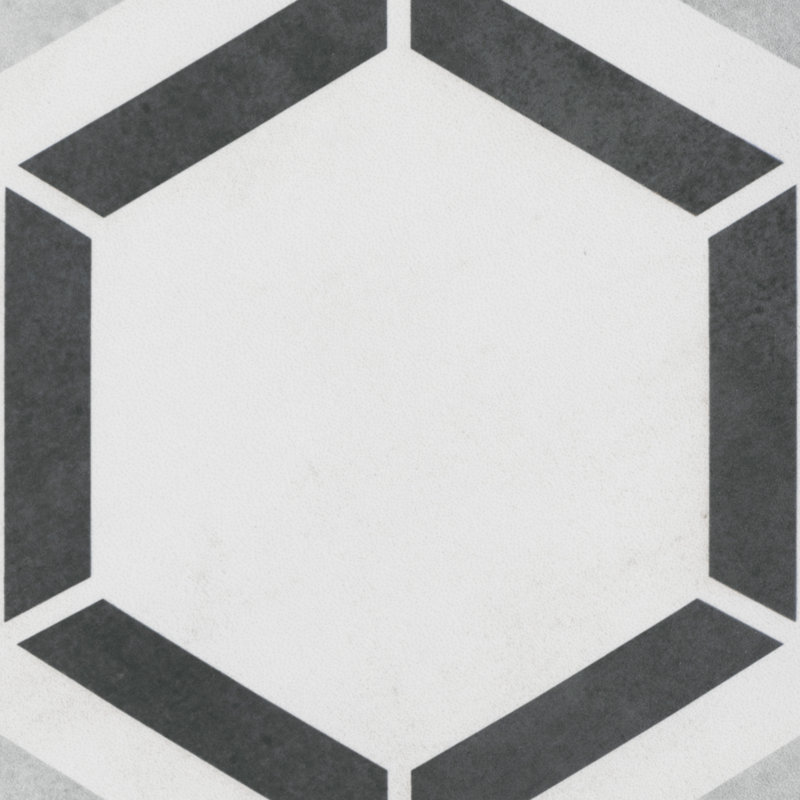 Coco 7" x 8" Porcelain Patterned Wall & Floor Tile