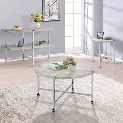 Table de bout avec base en forme de X