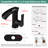 Single Handle Waterfall Bathroom Faucet with Water Supply Lines-101412647