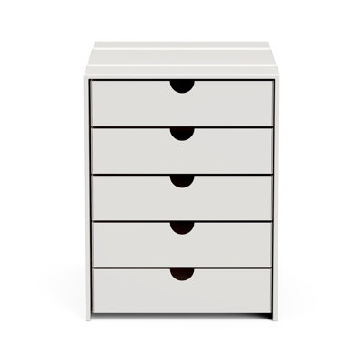 File Cabinet Shelf Organizing Box Settrays 5 Drawers Closed