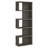 Weathered Grey 5-Shelf Bookcase