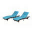 Outdoor Wicker Long Reclining Chair Set of 2-674678262
