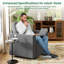 Canapé modulaire modulaire avec siège de rangement Canapé convertible pour salon / repose-pieds profond de 27 po / coussin en mousse à mémoire de forme