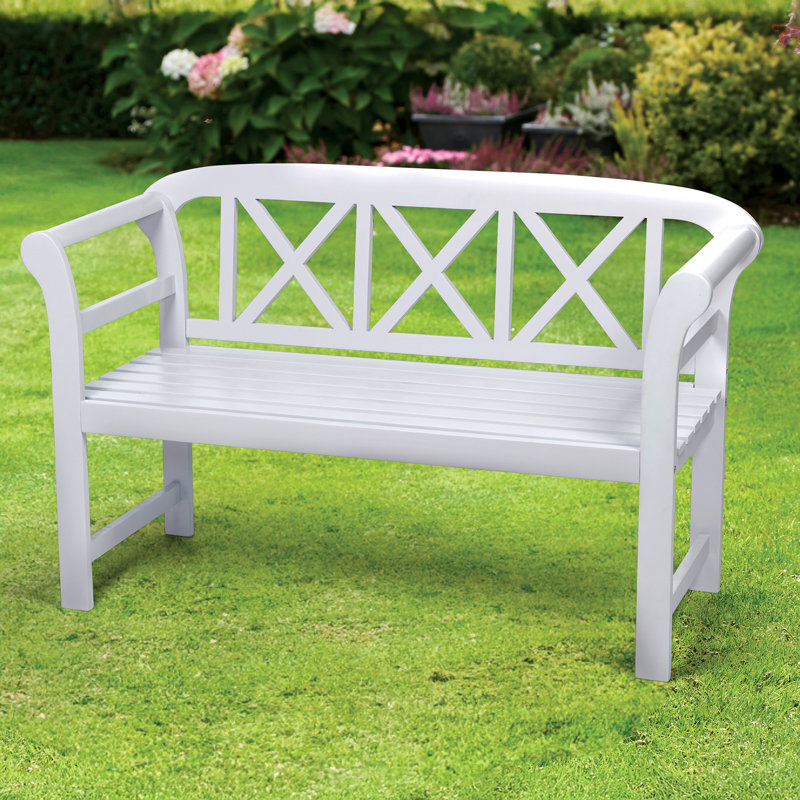 Solid Wood Acacia Outdoor Bench