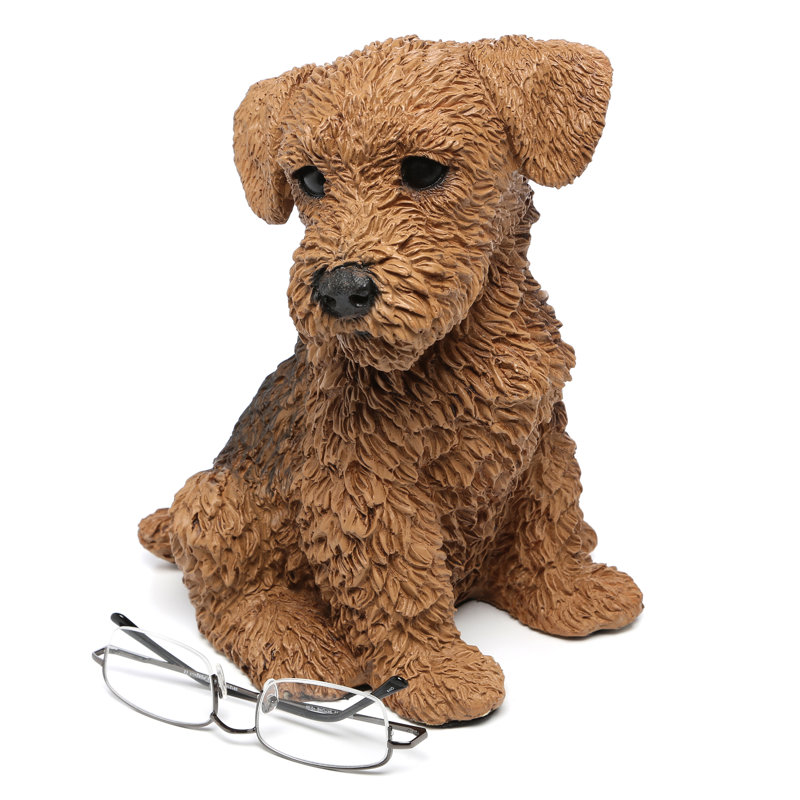 Airedale Puppy Dog Figurine