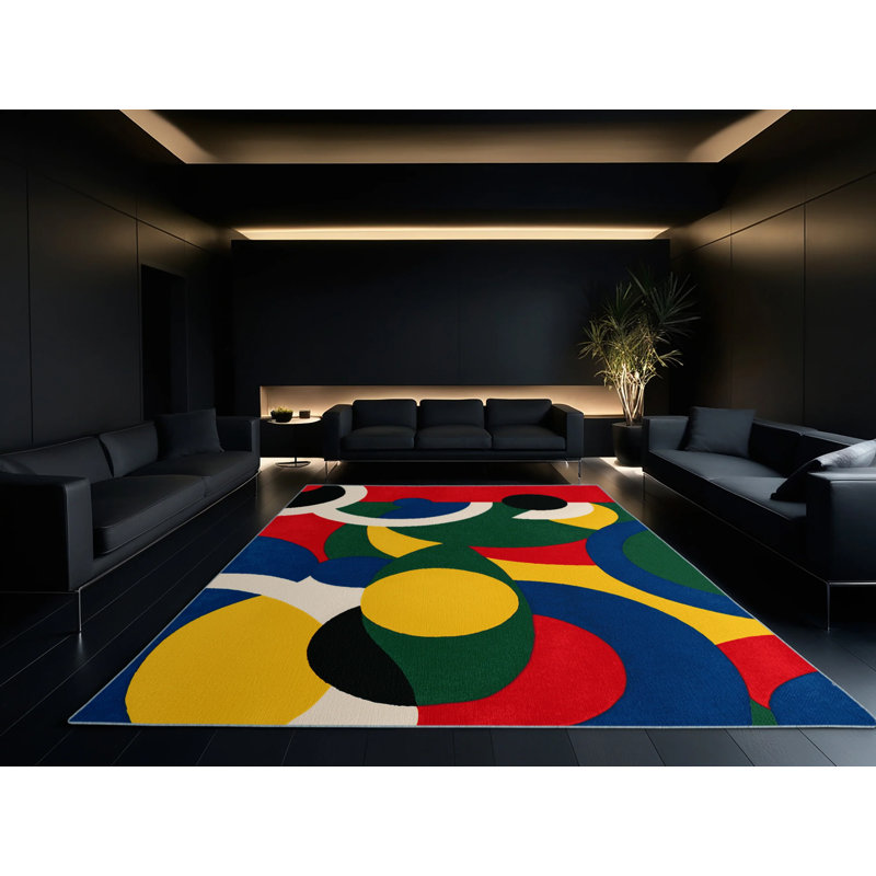 Bright Shuffle Rug, Rectangle 8' x 12'