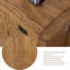 Banc de rangement pour chaussures Coffee