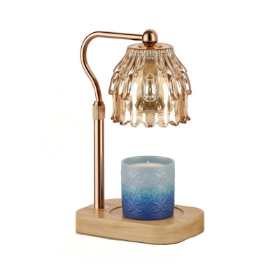 Candle Warmer Lamp With Timer - Flower Electric Wax Melter Warmer Adjustable Height For Jar Candles, Gift For Women, Mom, Christmas, Birthday,Home Decor