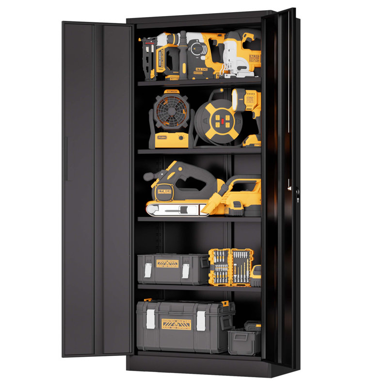 Armoire de rangement en métal 72 po H