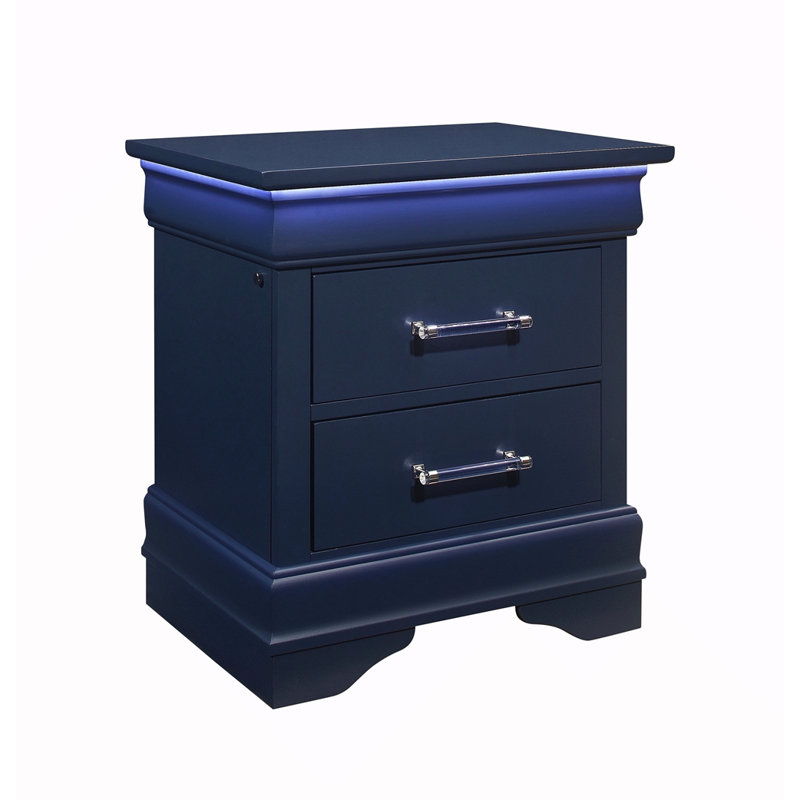 Table de chevet avec DEL