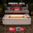 Madison 60" Propane/ Natural Gas Concrete Fire Pit Table-304456715-304456712