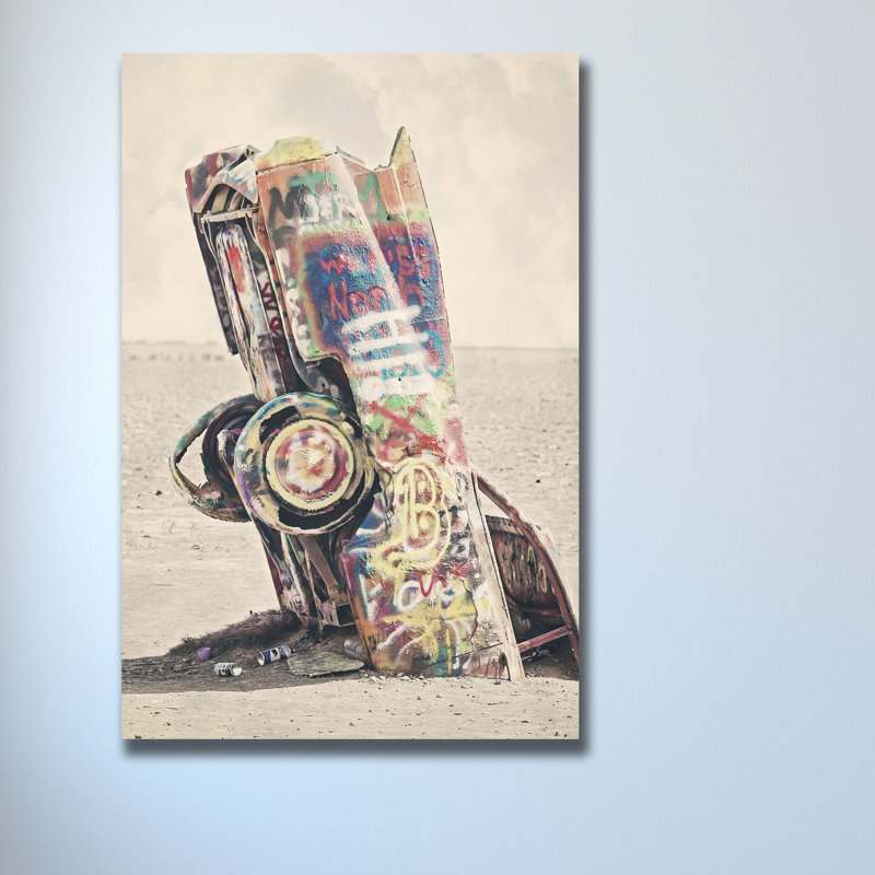 « cadillac rach single voiture » par ashley davis, reproduction de photo sur toile tendue, H 24 po x l 16 po x P 1,5 po