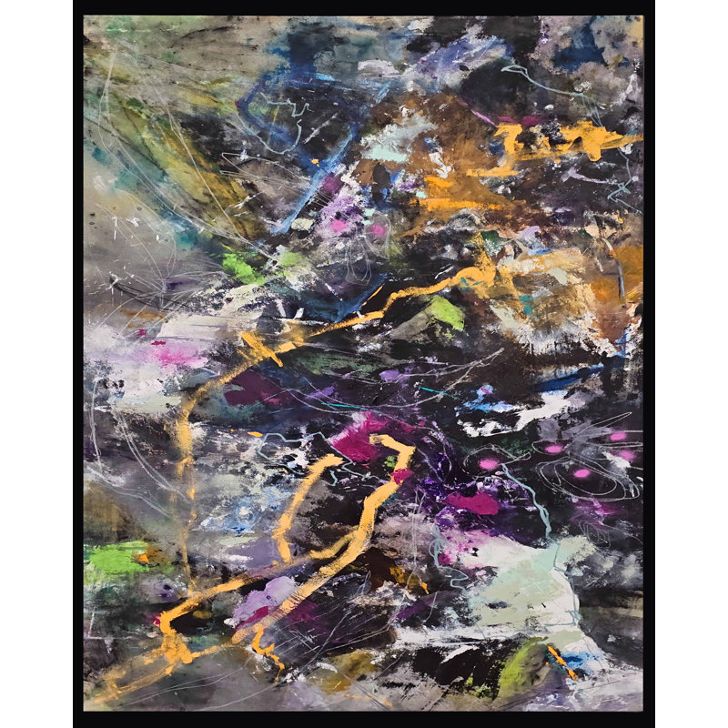 Burst Into Action, 60" H x 48" W